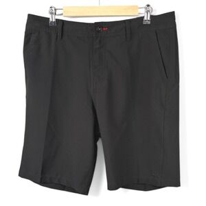 ONeill Hybrid Mens Black Stretch Quick Dry Boardshorts Chino Shorts Size 34